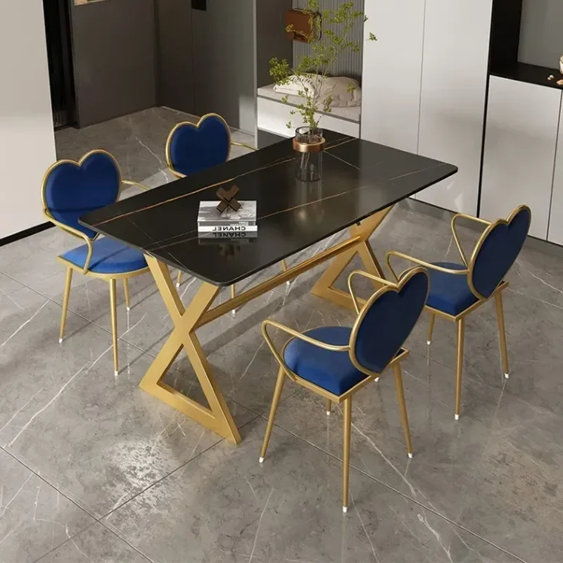 Minimalist Legs Dining Table Onement Nordic Kitchen Hallway Coffee Tables Office Princess Modern Mesas De Jantar Hotel Furniture image 4