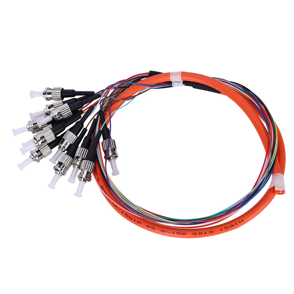 

12-жильный многомодовый комплект, оптоволоконный кабель с косичками, оптоволоконный кабель для местных участков, сетевые системы связи, аксессуары для инструментов