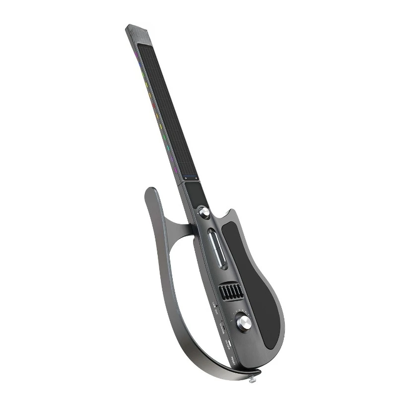 

Electric Stringless Guitar Foldable Smart Midi Stringless Guitars Portable Electronic Guitar 10 Tones Guitars with Bluetooth