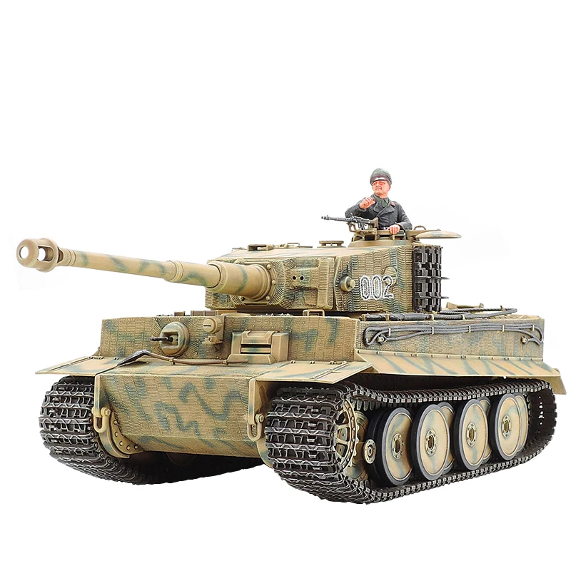 Tamiya-Kit de modèle militaire en plastique précieux assemblé, tigre de milieu de gamme allemand, 35194, 1/35