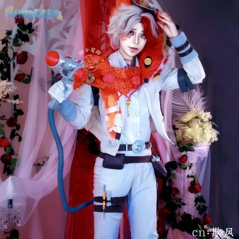 

Game Identity Ⅴ Florian Brand fire investigators Cosplay Hat backpack prop jacket shirt sock set Halloween fashion man uniform