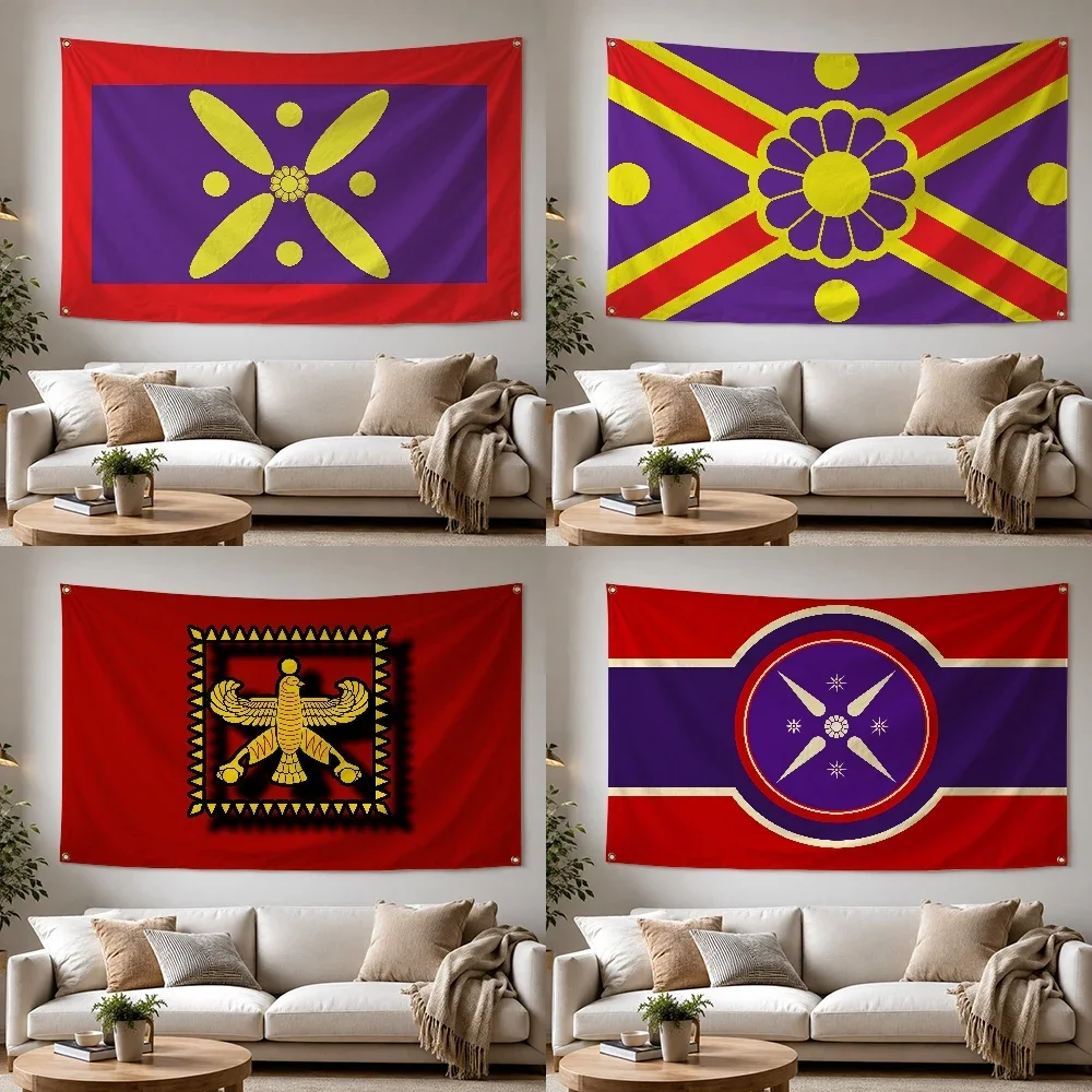 Sassanid Empire Banner Outdoor Flag for Home Camping Party Club Decor Garden Yard Wall Hanging Banner