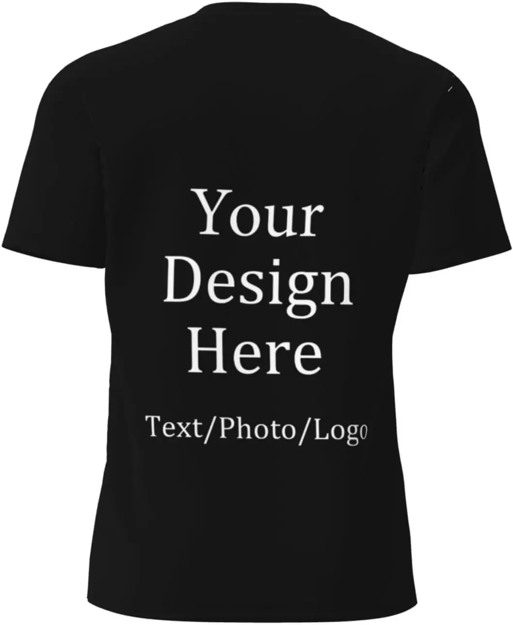 Camiseta personalizada projete sua própria camiseta personalizada adiciona seu texto/foto/logotipo manga curta presentes personalizados para homens e mulheres