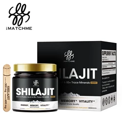 Himalayan Original Shilajit Resin, Pure Shilajit, Humic Acid & Trace Minerały For Boost Brain & Focus, Energy For Gmy and Sport