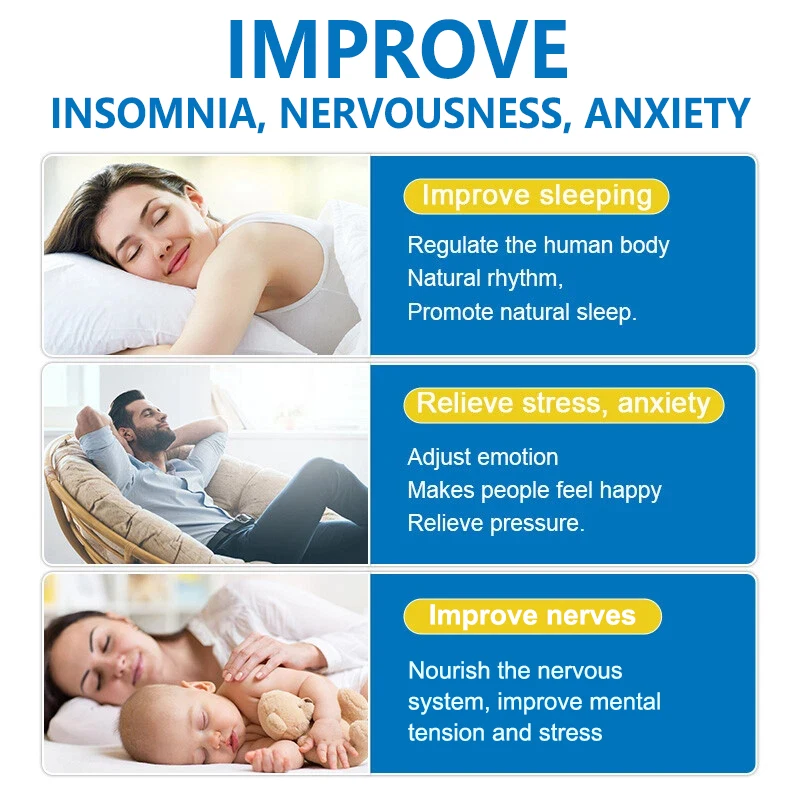 Melatonin Capsules 10mg - Promote Falling Asleep Quickly, Calm The Mind, Natural Sleep Aid Supplement