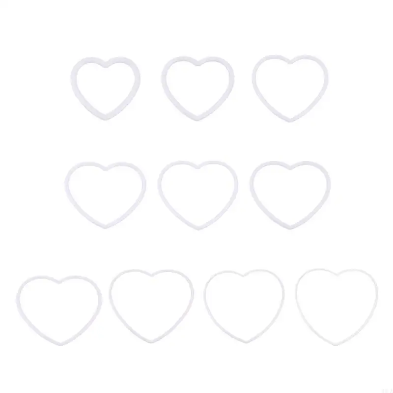 2025 NUEVO AMOR ANILLOS CABETADORES EN CONSEJO Rings Plastic Dreamcatcher Rings para Día Valentín