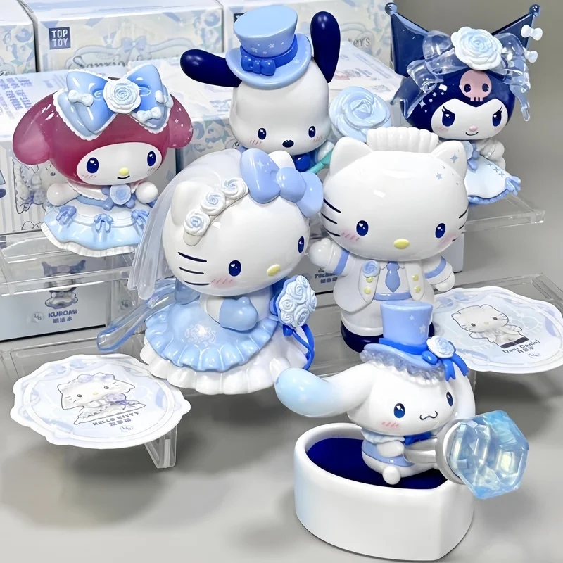 

Подлинная Toptoy Sanrio, романтическая свадебная серия, слепая коробка, модная игра, День святого Валентина, Qixi, свадебное украшение, фестиваль, милый подарок