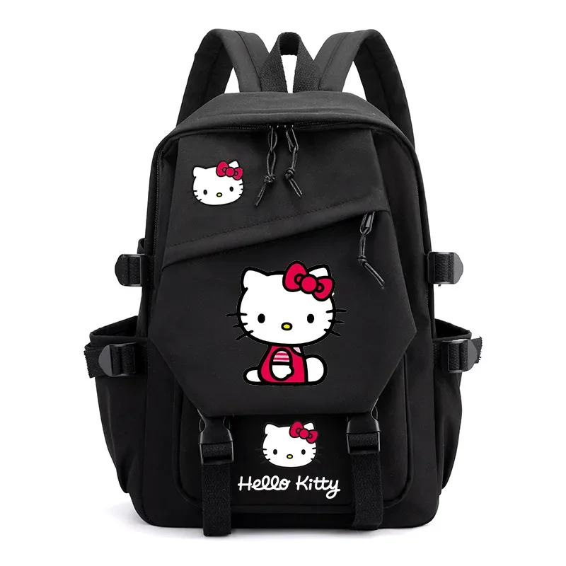 حقيبة ظهر Hellokittys Sanrios Girl حقيبة مدرسية جديدة لطيفة للطلاب مطبوعة على شكل شخصية أنيمي سعة كبيرة 14 بوصة حزمة كمبيوتر #5
