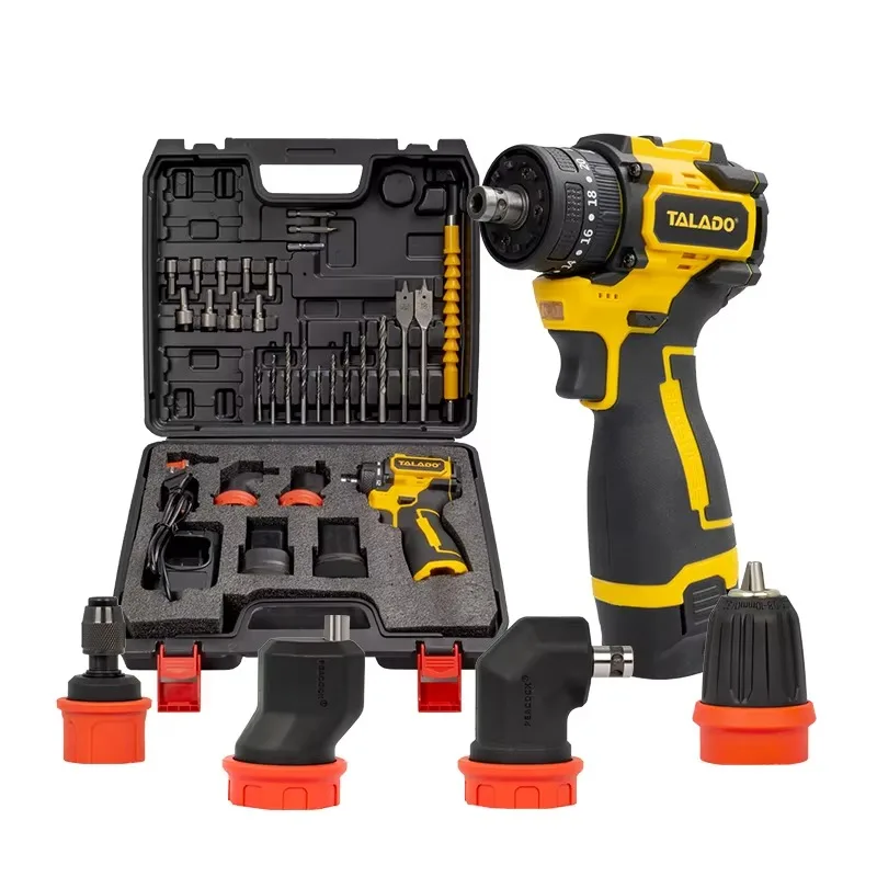 

[Hot Sale] Compact Multifunctional Cordless Drill Equipped With Lithium-Ion Battery For Continuous Workshop Operations And DIY P
