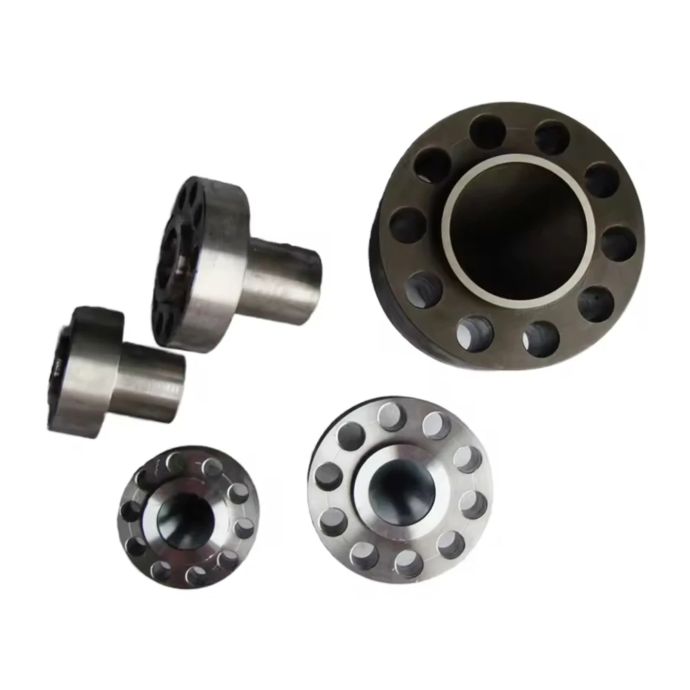 Custom injection molding screw accessories cylindrical sleeves, flanges with holes, tapered drill bits High-strength alloy steel
