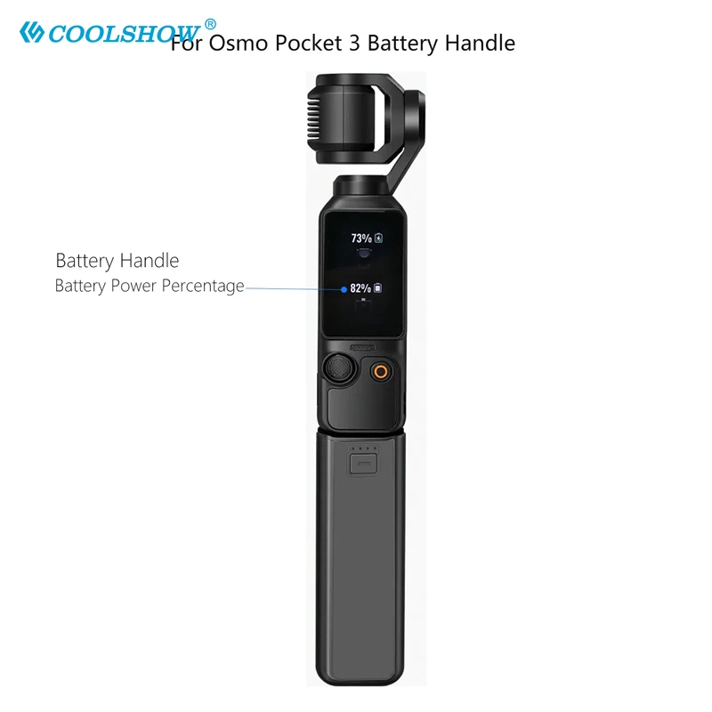 لـ Osmo Pocket 3 بطارية بنك الطاقة المحمول كاميرا شحن سريع لـ Dji Osmo Pocket 3 بطارية توصيل أجهزة الصوت الخارجية