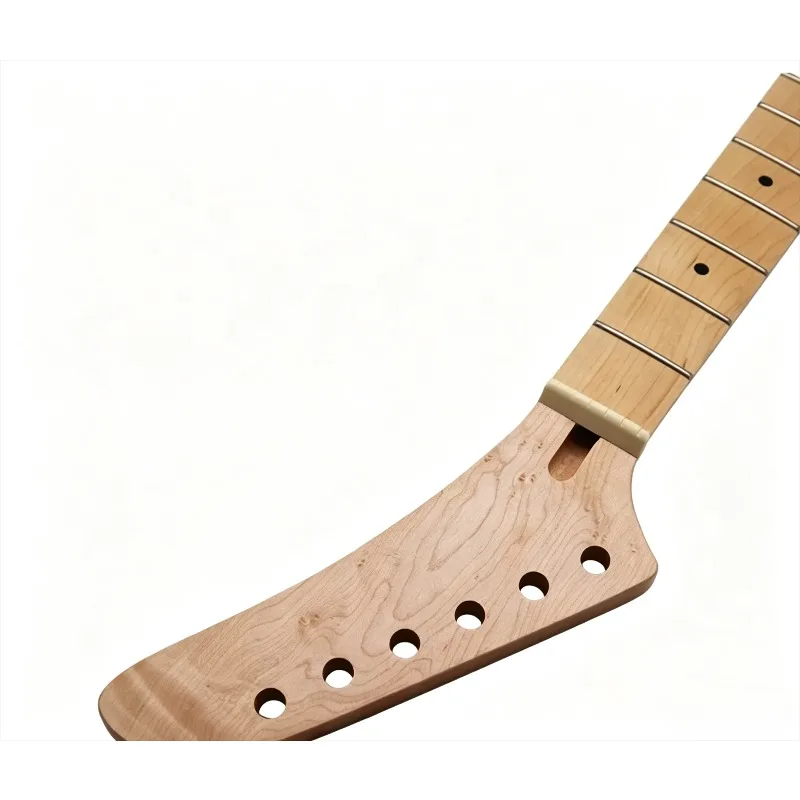 DIY 6-String Electric Guitar Neck | 22-Fret T-Style Maple Neck