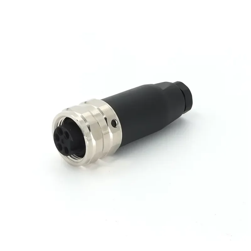 7/8" Field-Wireable Straight Circular Connectors, Coded, IP67 Waterproof, Female Industrial 7/8" 5-Pin Power Connectors - view 4