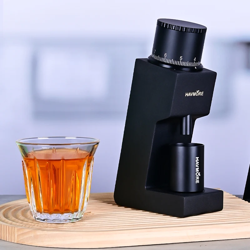 

HAVMORE Household Outting Mini Style Professional Rechargeable Automatic Coffee Bean Mill Coffee Grinder Machine