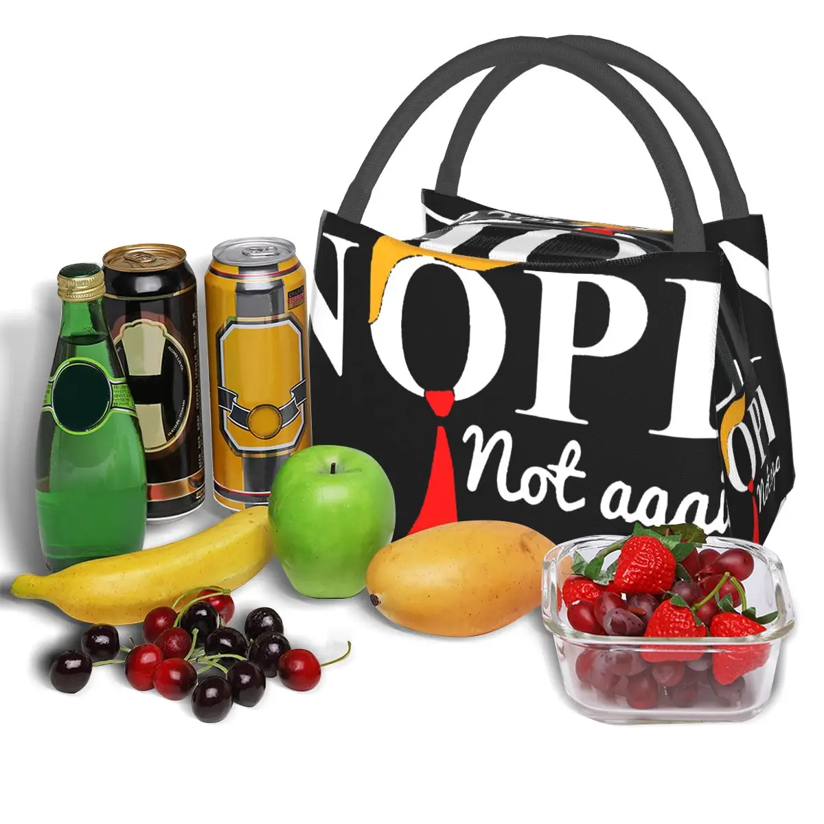 Nope Not Again Portable insulation bag for Cooler Thermal Food Office Pinic Container