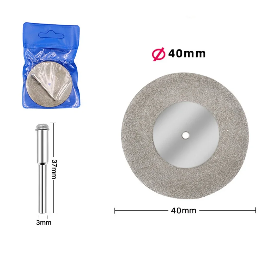 High Quality Workshop Equipment Saw Disc Diamond Cutting Disc 3mm Shank For Cutting Wood Gem Stones Saw Rotary