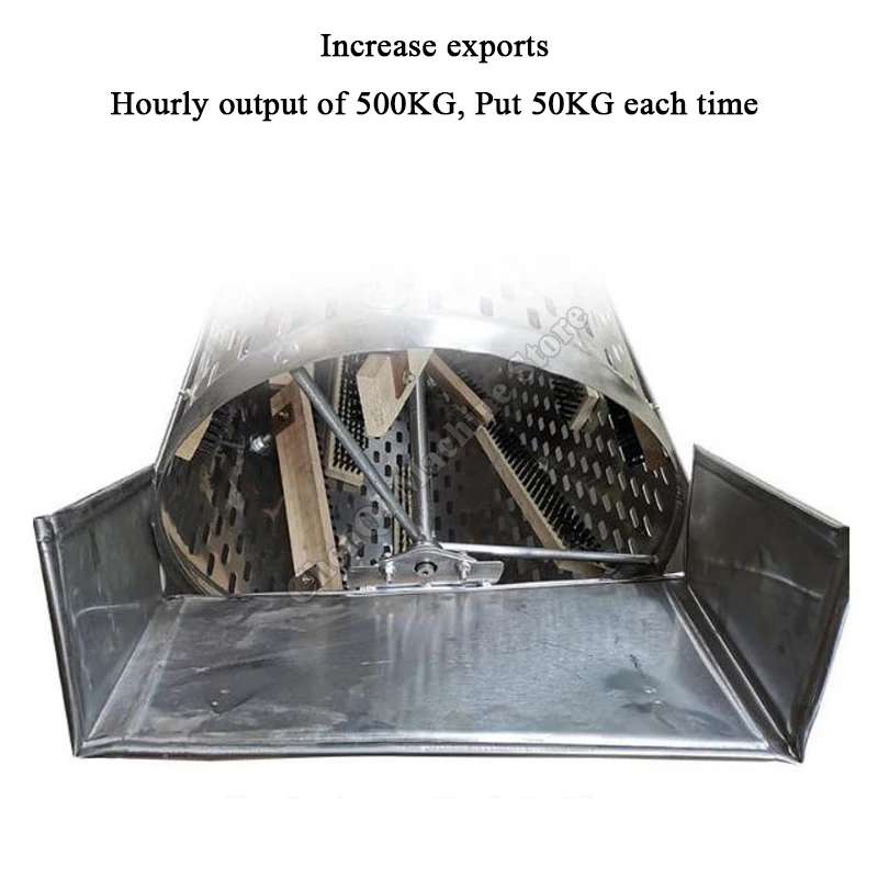 آلة تنظيف البطاطس الحلوة المصنوعة من الفولاذ المقاوم للصدأ المنزلية الصغيرة الأوتوماتيكية بالكامل آلة تنظيف البازلاء بجذر اللوتس عن طريق البحر