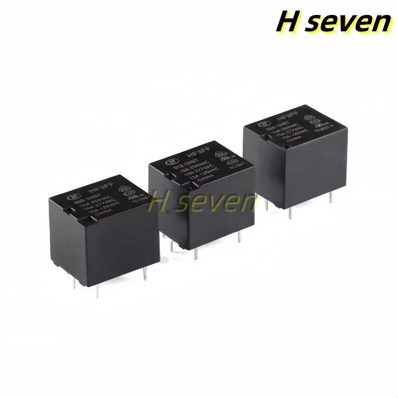 5pcs Relay HF3FF/005/012/024-1HST/1ZST 5V 12V 24VDC 4 pin/5 pin 1 group normally open/2 group conversion