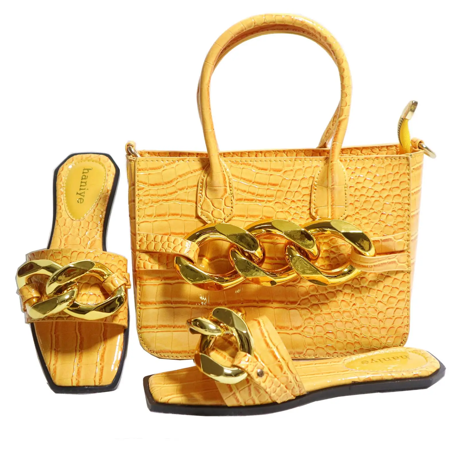 Doershow Italian Shoes and Bags To Match Shoes with Bag Set Decorated with Rhinestone Nigerian Women Wedding Shoes set!HKN1-12