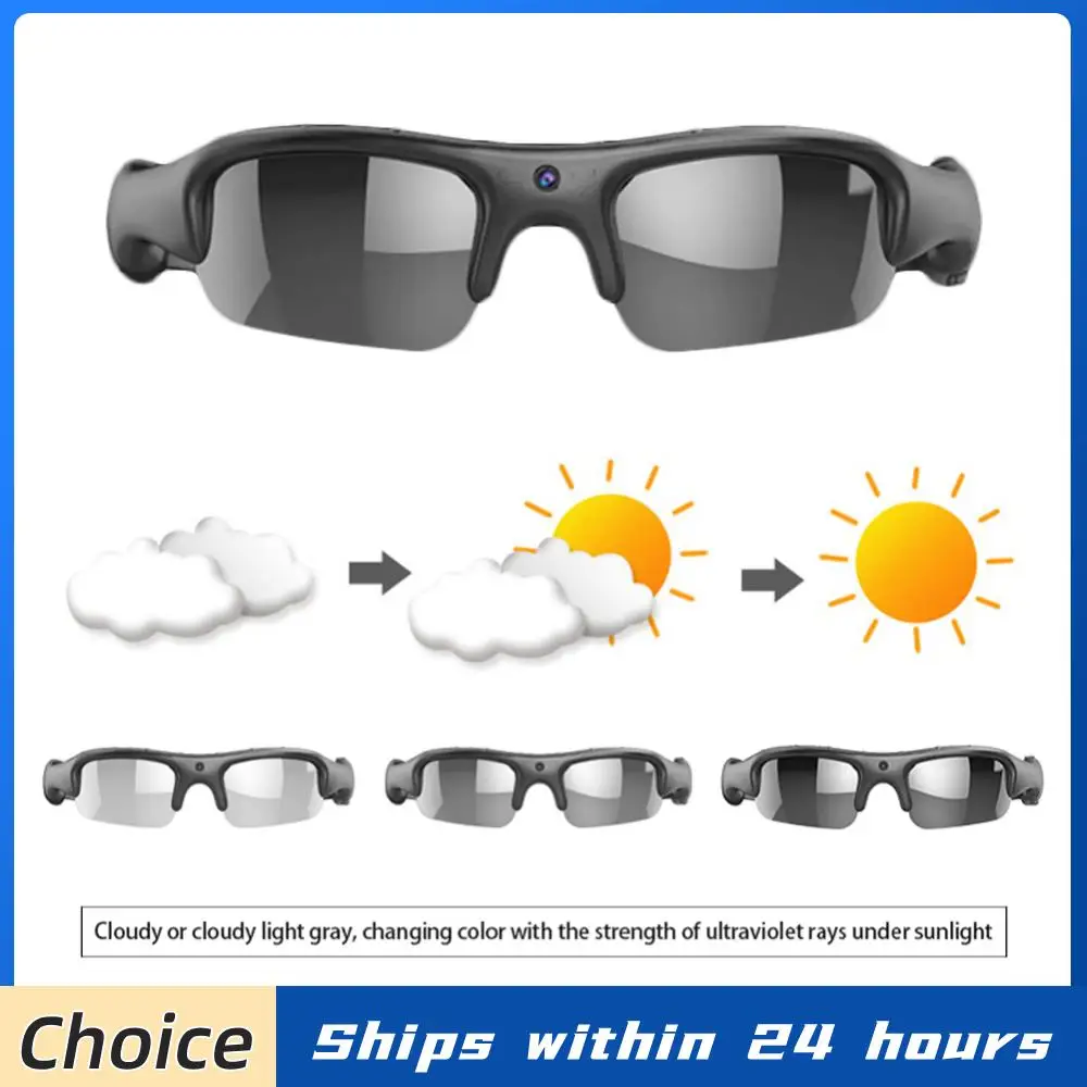 

New AI Smart Glasses HD 1080P Camera Polarized Sunglasses Mini Camera Video Recorder Security Sports DVR Surveillance Camcorder