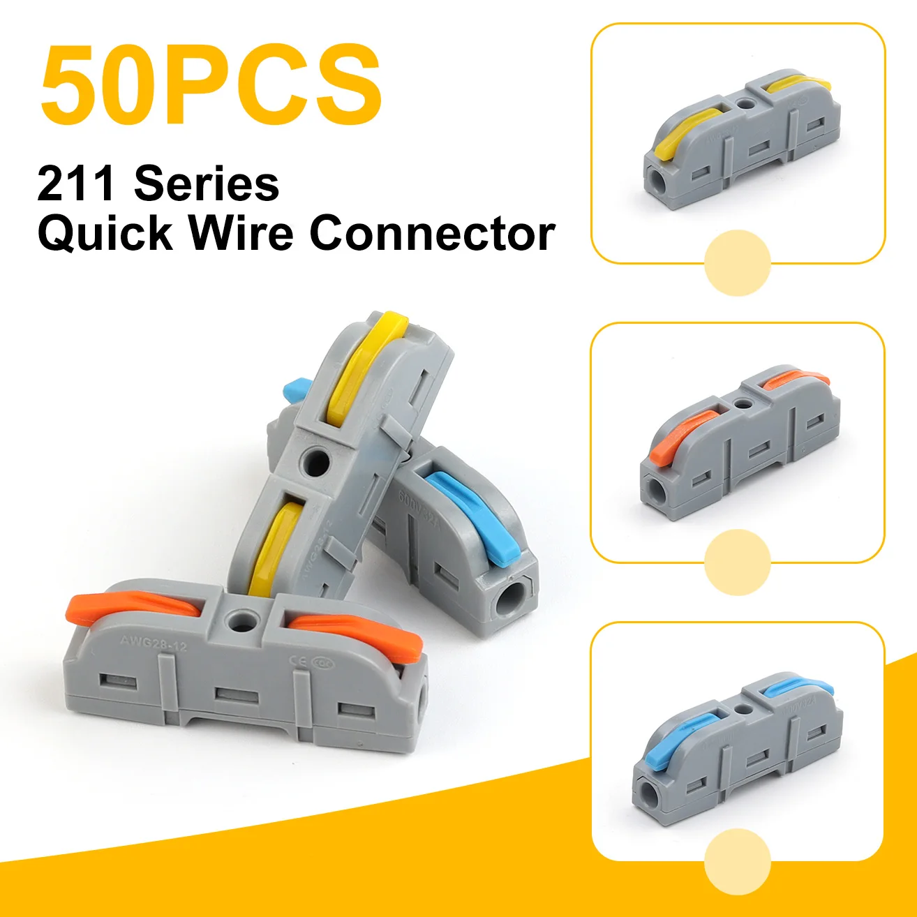 50PCS Lever Wire Co…