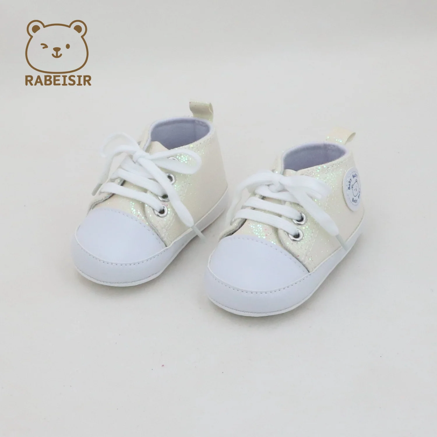 

Spring, Summer, Autumn Baby Shoes, Walking Shoes, Non-Slip Fabric Sole, 0-1 Year Old Semi-Breathable Canvas Walking Shoes