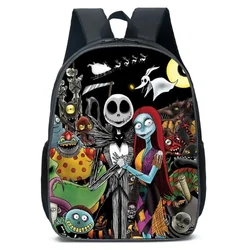 Disney Toys Jack Skellington Anime Figures Backpacks Cartoon The Nightmare Before Christmas School Bags Kid Toy Halloween Gifts