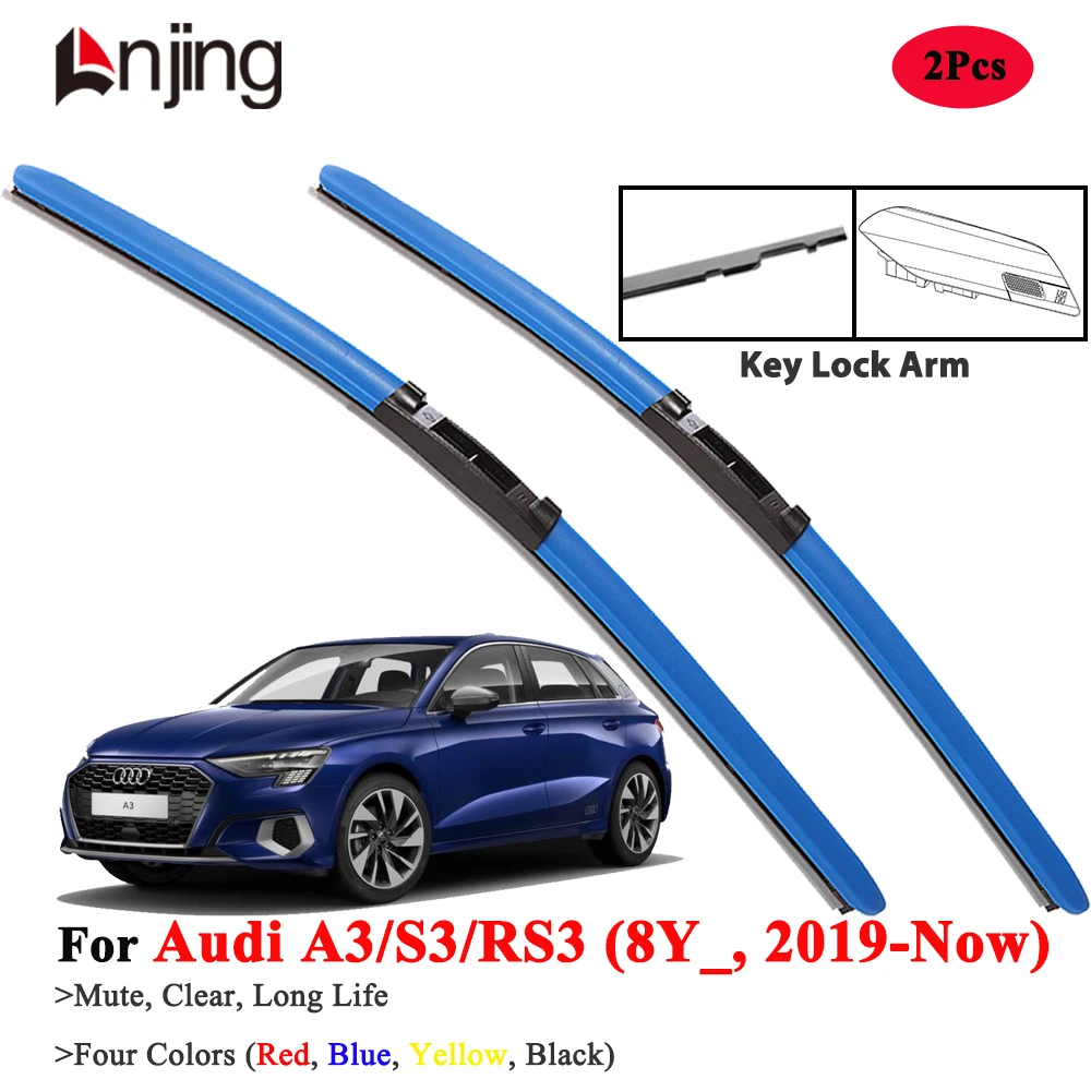 

LNJING Wiper Blades For Audi A3 RS3 S3 Allstreet 8Y 2019-Now