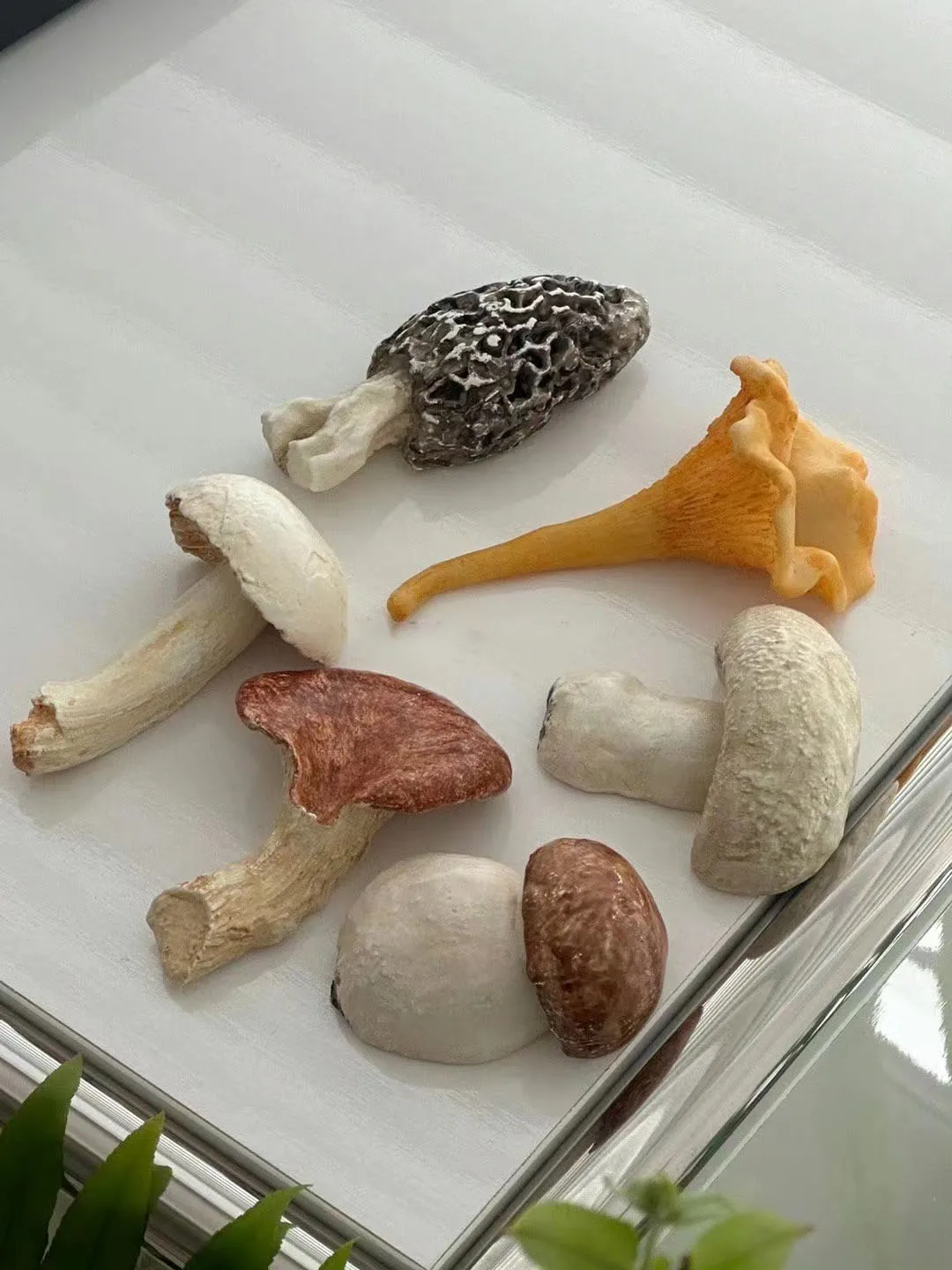 

Vegetable Series 6pcs French Chopstick Cutlery Holder Resin Knife Fork Spoon Coaster Holder Mushroom Umbrella Vintage Ornament