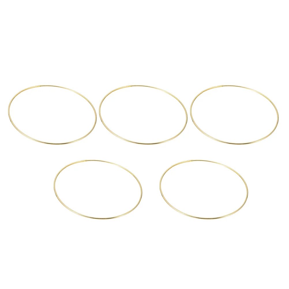 5 stks Metalen Dream Catcher Ringen Ijzer Craft Hoops Voor Diy Krans Decor Thuis Opknoping Ornament Dream Catcher Cirkel Tool