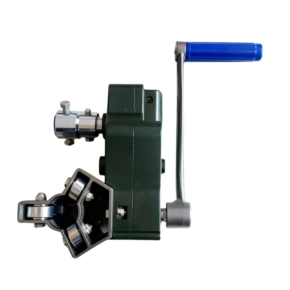 آلة لفة الدفيئة اليدوية التي تعمل يدويًا أداة بكرة غشاء يدوية للتهوية اليدوية للاستخدام الزراعي