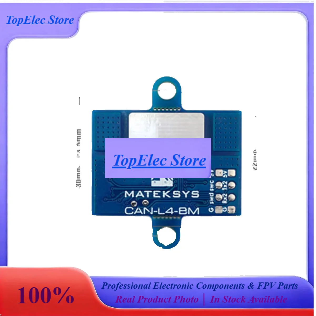 TopEssMatek CAN L4 BM Digital Power Monitor Voltage 0 85V For Drone Protocol Battery Measurement Device