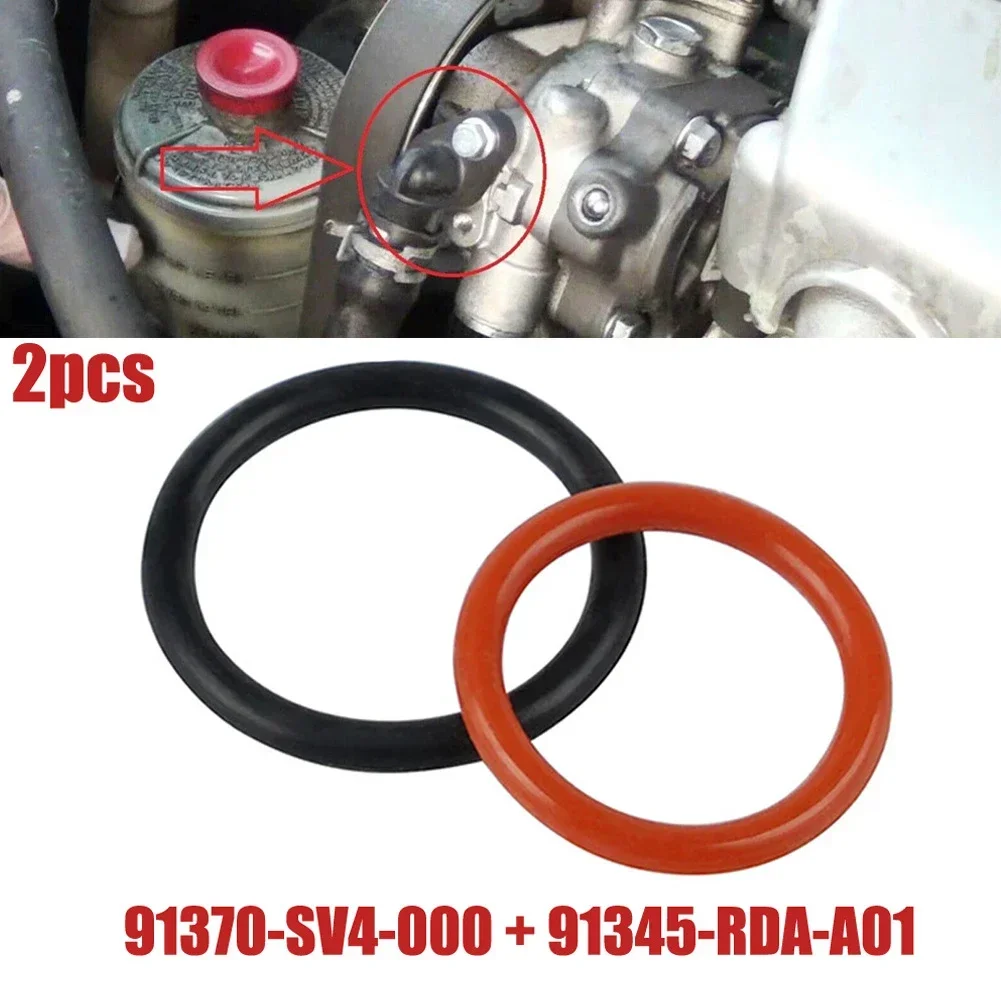 

2pcs Power Steering Pump O-Ring For 91345-RDA-A01 +91370-SV4-000 Fit For Acura TL 98-08 Power Steering Pump O-Ring