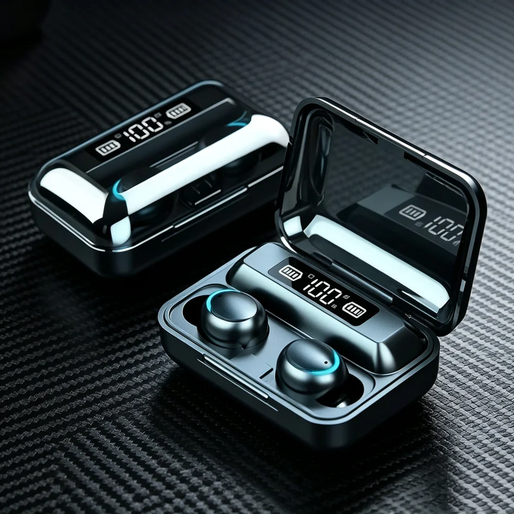 Bluetooth Headphones 9D Stereo High Bass Sport Earphones Handfree Touch Control Tws Wireless Earbuds Headset For all smartphones