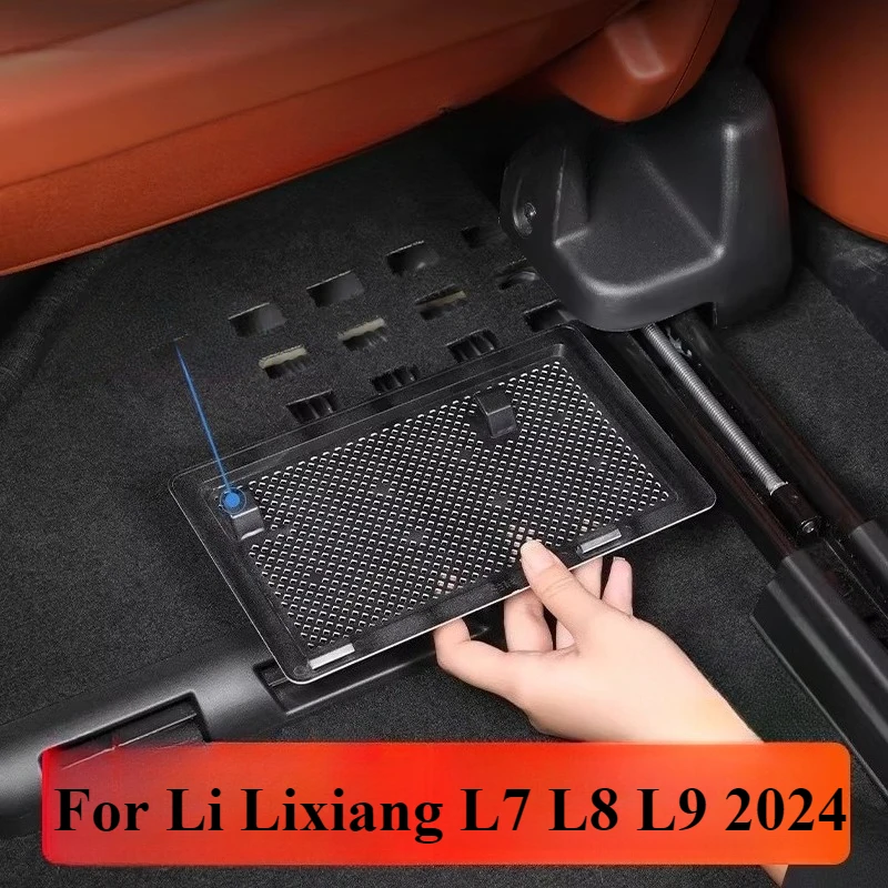 

Accessories For Li Lixiang L7 L8 L9 2024 Car Under Seat Heat Dissipation Dust Prevention Net Front Air Vent Dust Net Cover
