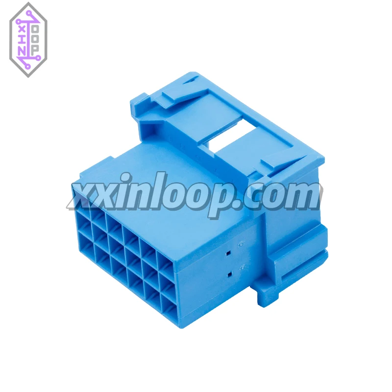 

1-967629-5 automotive connector housing male plug 21 pin 3 row 5 mm pitch wire to wire cable mount free hanging design