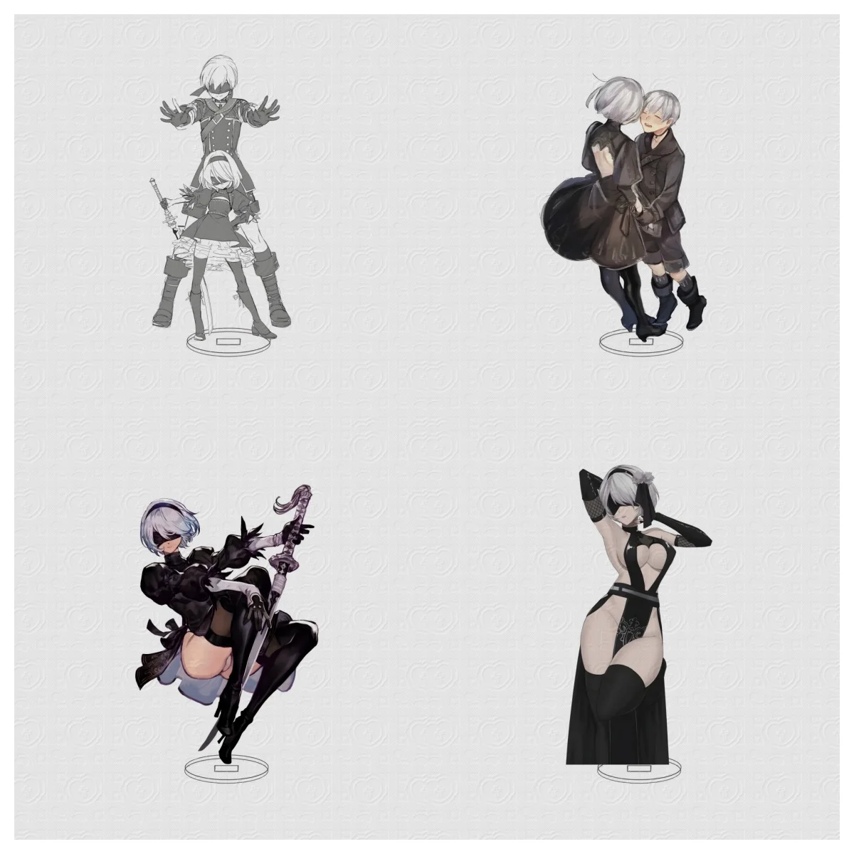 15 سنتيمتر لعبة NieR: ورشة أوتوماتا الاكريليك حامل نموذج تأثيري شخصيات سحرية حلية اكسسوارات عيد الميلاد جمع الهدايا