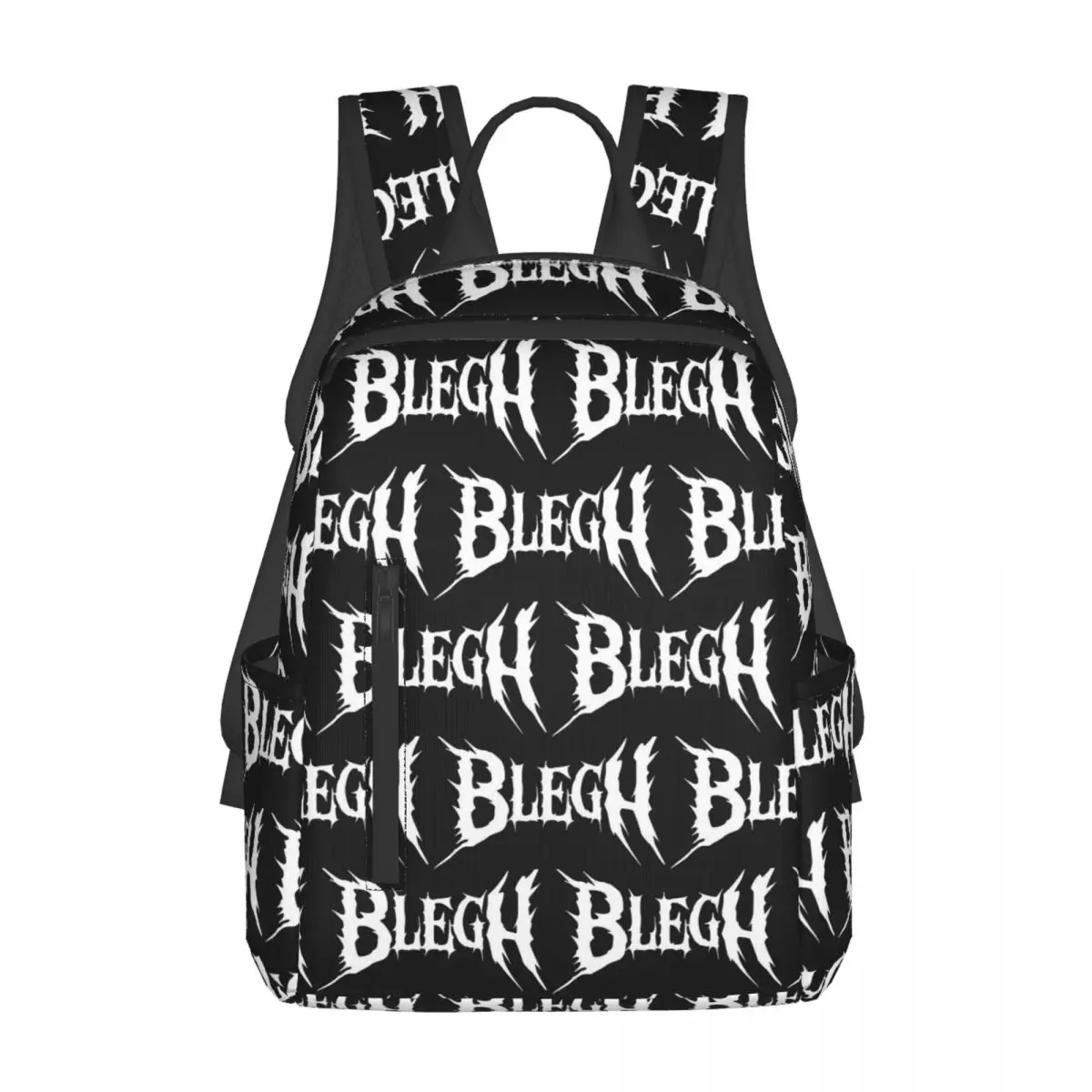 

Blegh Heavy Metal Metalcore Deathcore Backpack Large Capacity Boys Girls BookBag School Bag Shoulder Bags for Men Women