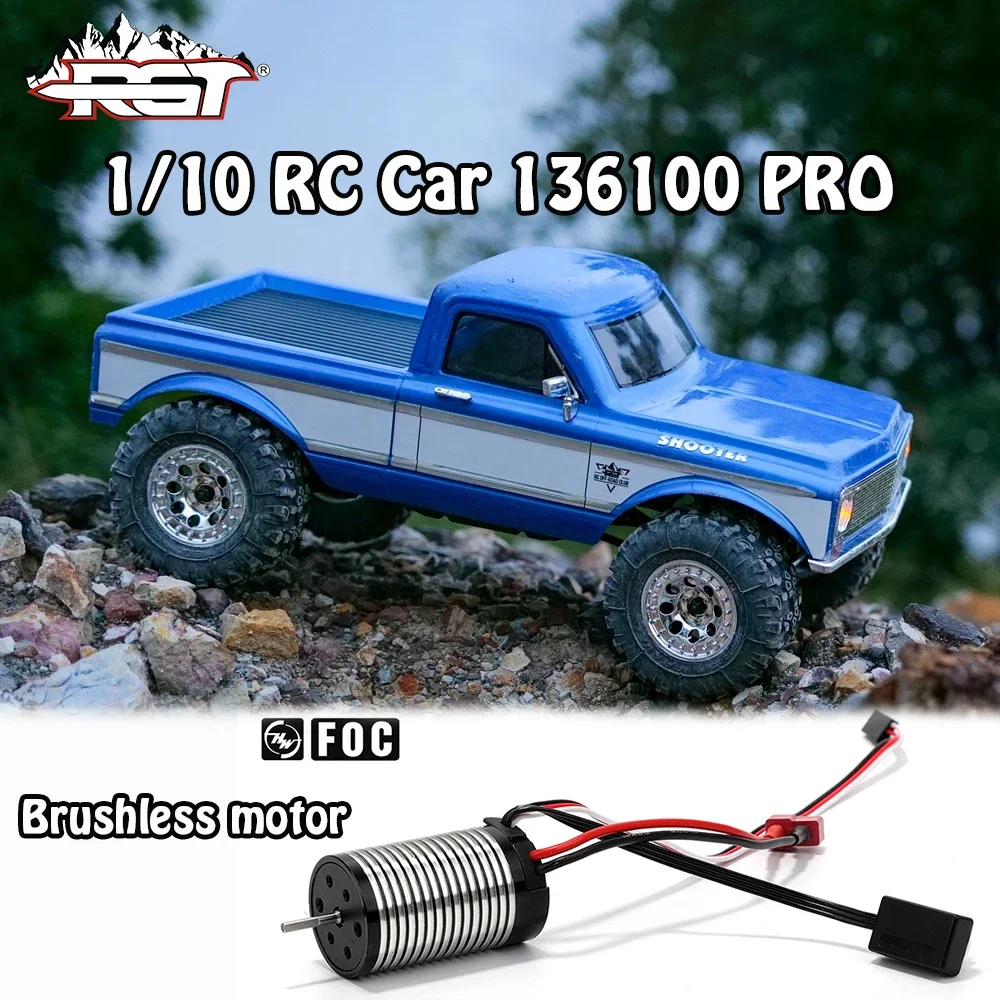 RGT 136100 PRO SHOOTER 4WD RTR Brushless 1/10 Scale RC Electric Remote Control Model Car Off-Road Crawler BUGGY Adult Kids Toys