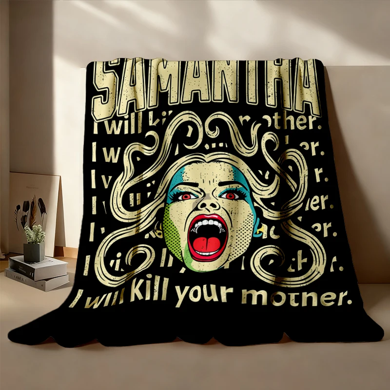 Samantha! Dungeon Crawler Carl Flannel Blanket, This Is An Outrage Flannel Throw, Dungeon Crawler Carl, New Achievement