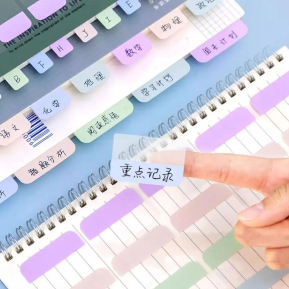 Bookmark Notes Sticker Sticky Index Tabs File Flags File Index Tabs Writable Page Markers For Labeling Organizing Documents