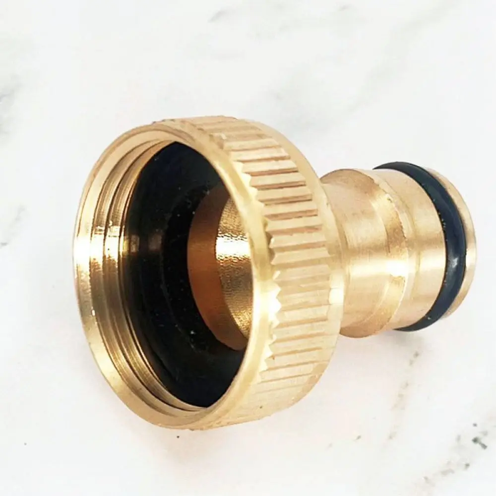 Solid Copper Faucet Adapter For Washing Machine Inlet Pipe 3 4 Inch Internal Thread Quick Garden Hose Connector Tool