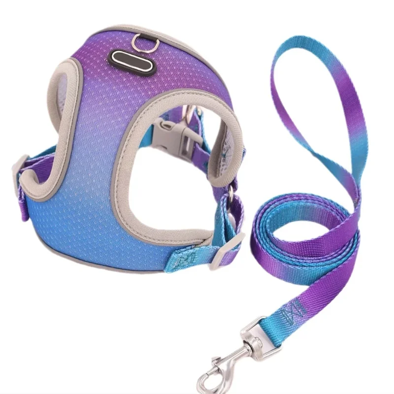 1pcs Pet Step-in Dog Harness, Adjustable Reflective Soft Dog Harness, Breathable Dog Vest Harness for Cats Puppy