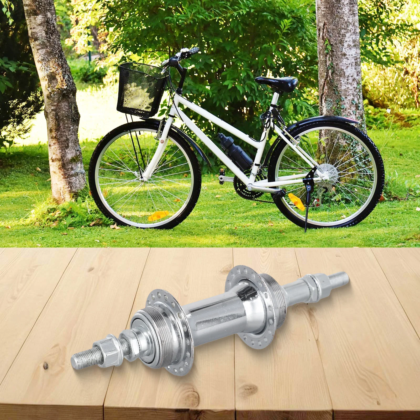 Reliable Bicycle Rear Hub, 36 Holes For Sturdy Spoke Assembling, Easy To Maintain And Install Suitable For Most Bikes