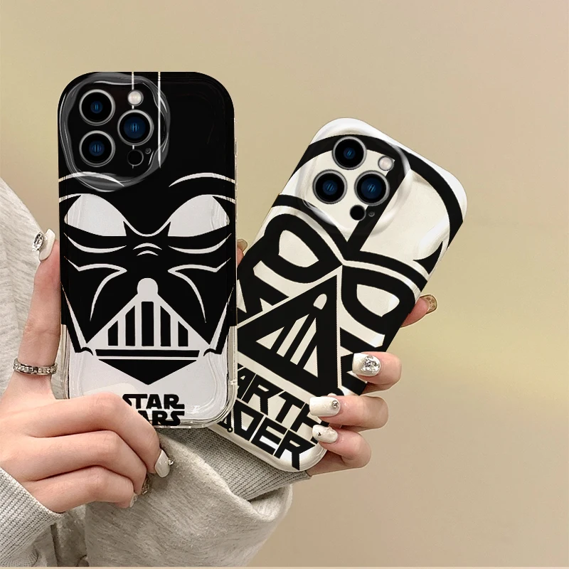 New S-Stars W-Wars Darth Vader Phone Case For iPhone 16 Pro Max Case 15 14 13 12 11 8 7 Pro X XR XS Max Non-Slip Dustproof Cover