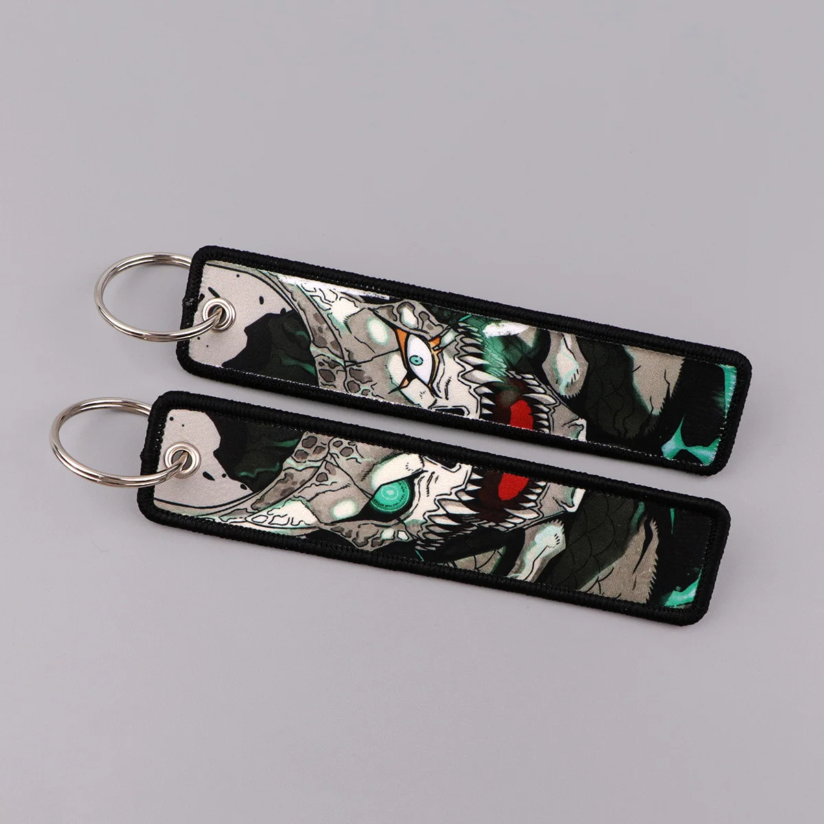 Anime 8, Stickerei-Schlüsselanhänger, Cartoon-Schlüsselanhänger, Schlüsselanhänger für Motorrad, Autos, Schlüsselhalter, Anhänger, Schmuck, Chaveiro, Freunde, Geschenk