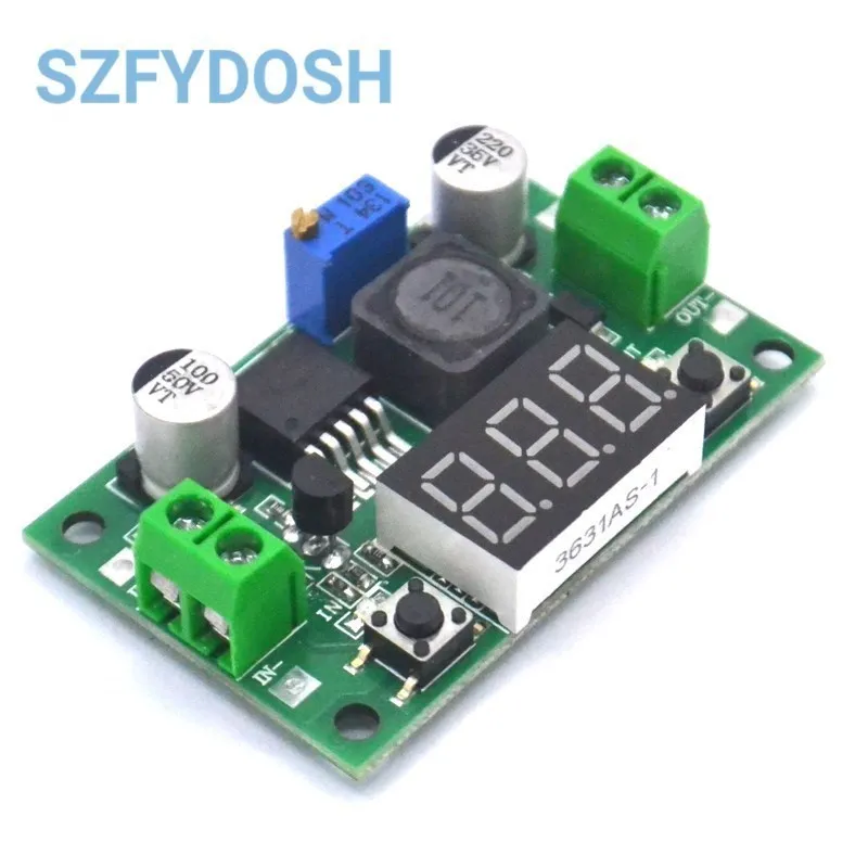 LM2596 BUCK 3A DC-DC Voltage Adjustable Step Down Module 4.0~40V to 1.25-37V Adjustable Regulator With LED Voltmeter LM2596S