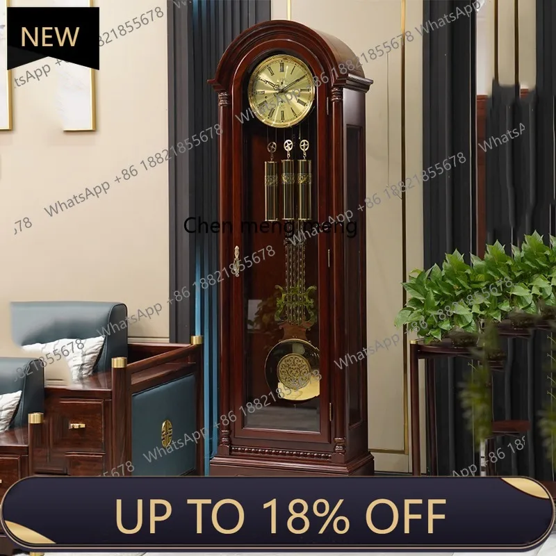 

M85 German Helmler movement floor clock living room large seat clock retro European vertical pendulum clock