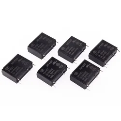 5pcs Power Relay HF46F-005-HS1 HF46F-012-HS1 HF46F-024-HS1 5A 250V 4PIN 5V 12V 24V DC