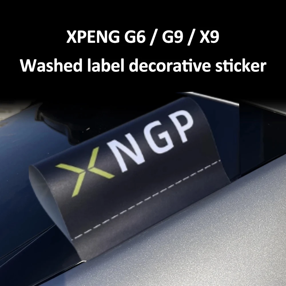 

For XPENG X9/G9/G6 3D Tech Sticker - AI Valet Design Waterproof Tail Badge Decal Auto Accessories 2024 2025